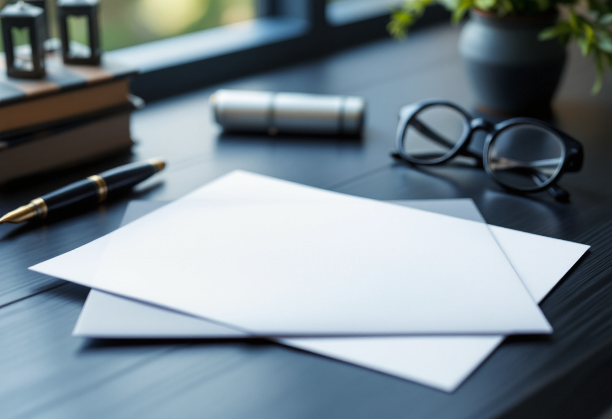 Documents de succession et contrat d'assurance vie poses sur un bureau, ambiance feutree et rassurante